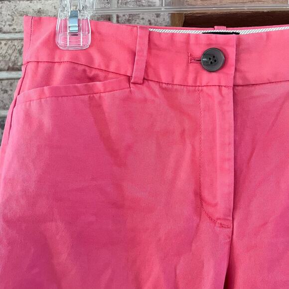 TALBOTS Curvy Pink Cotton Ankle Pants Size 4 (B-201) - Picture 3 of 6